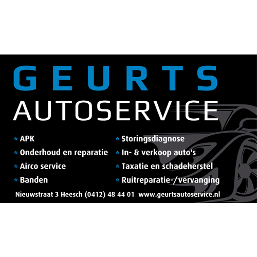 Sponsor Geurts Autoservice | Mini Heesch